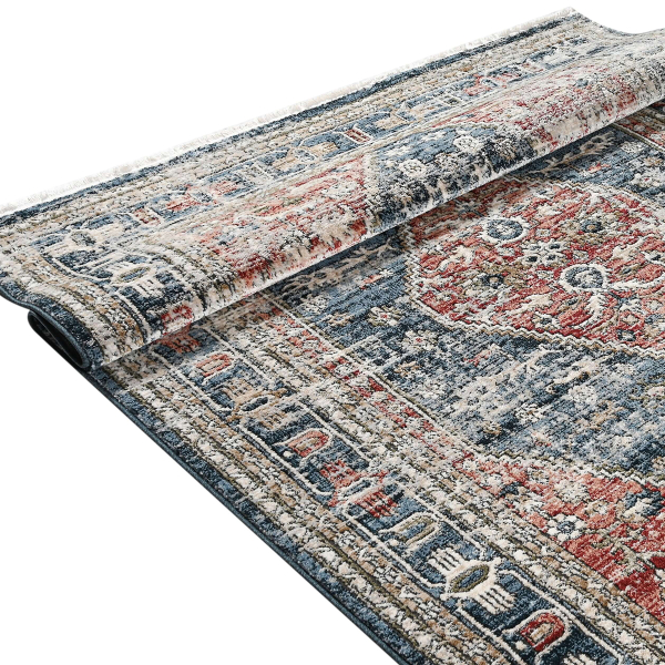 Χαλί (160x230) Polcarpet Allegra Valencia 542 L.Blue/Rose