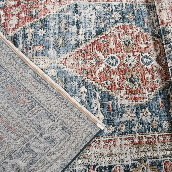 Χαλί (160x230) Polcarpet Allegra Valencia 542 L.Blue/Rose