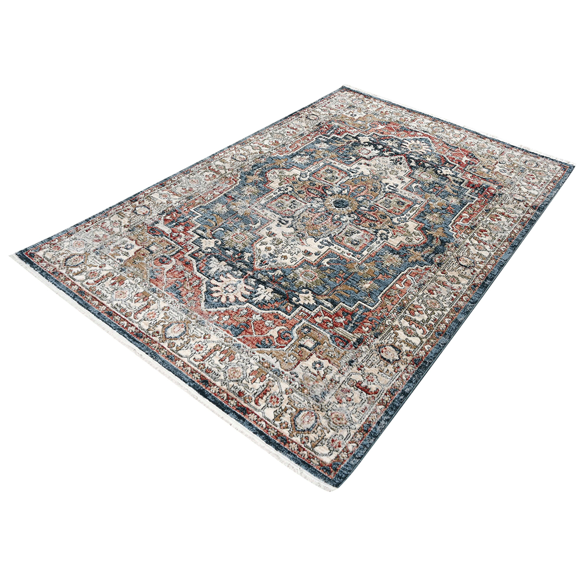 Χαλί (160X230) Polcarpet Allegra Valencia 545 L Grey Blue Home Χαλιά Σαλονιού Spitishop