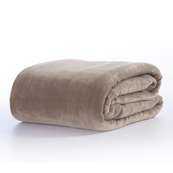 Κουβέρτα Fleece Μονή (160x220) Nef-Nef Cosy Beige