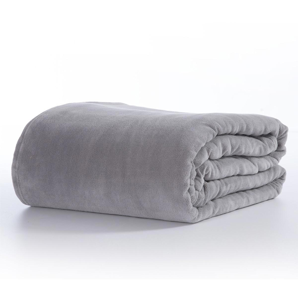 Κουβέρτα Fleece Μονή (160x220) Nef-Nef Cosy L.Grey