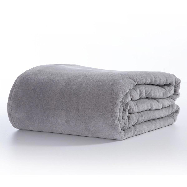 Κουβέρτα Fleece Μονή (160x220) Nef-Nef Homeware Cosy L.Grey