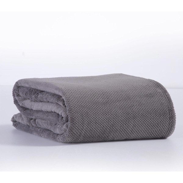Κουβέρτα Fleece Υπέρδιπλη (220x240) Nef-Nef Record 23 Grey