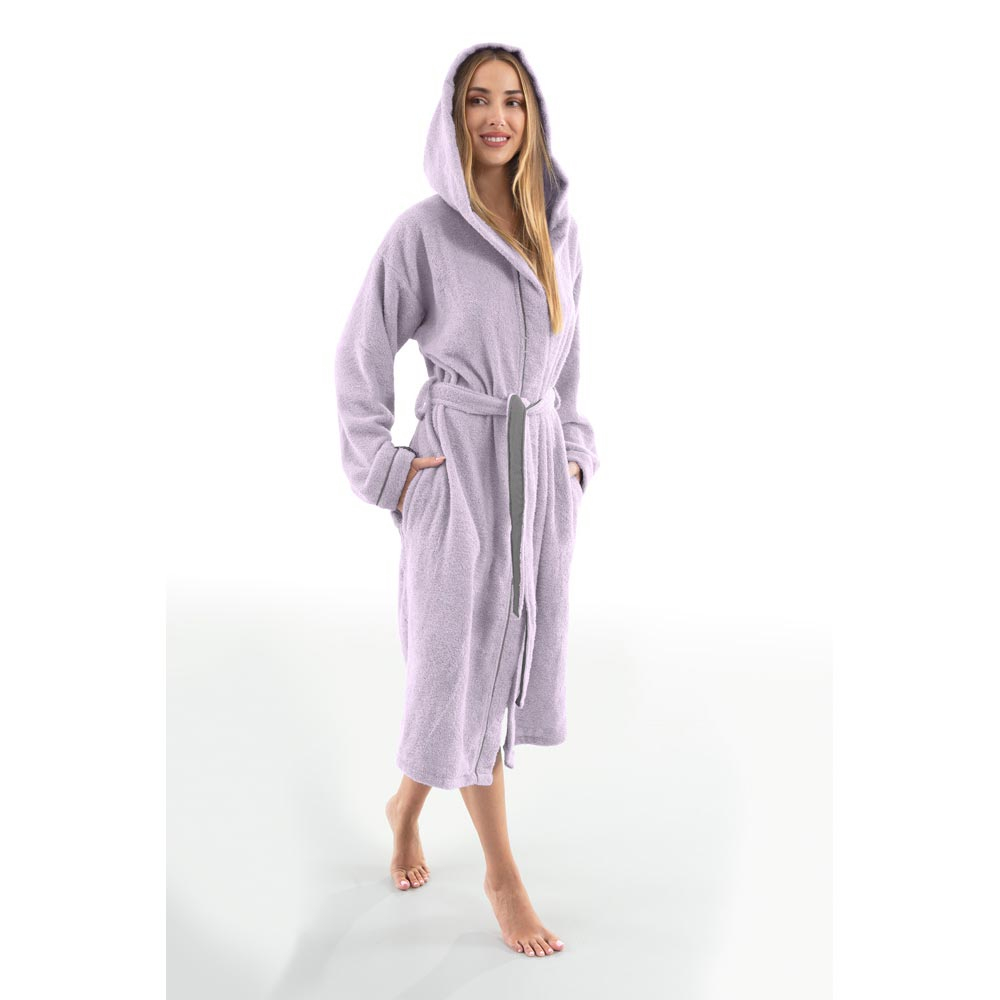 Μπουρνούζι Guy Laroche Casual Lilac X-Large Home Λευκά Είδη Μπάνιου Μπουρνούζια Spitishop
