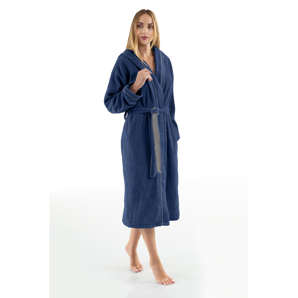 Μπουρνούζι Guy Laroche Casual Marine Medium Home Λευκά Είδη Μπάνιου Μπουρνούζια Spitishop