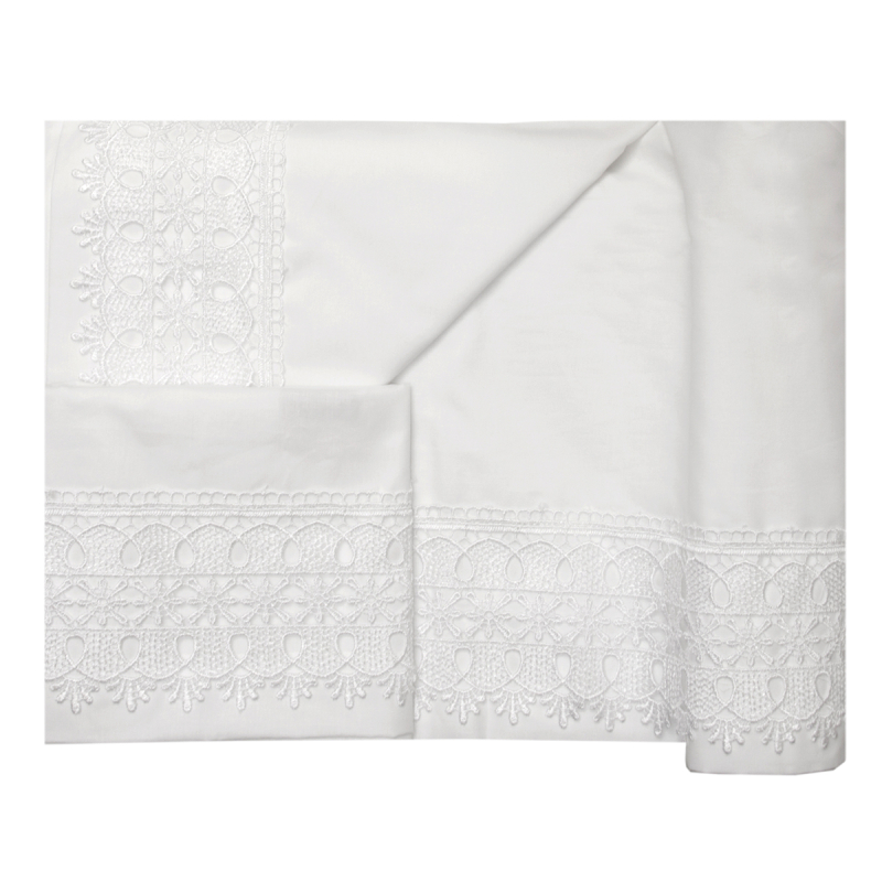 Νυφικά Σεντόνια (Σετ) Viopros Wedding Σχ4 Λευκό