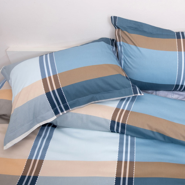 Κουβερλί Υπέρδιπλο (Σετ 220x240) 2 Όψεων Viopros Έμμα Πετρόλ