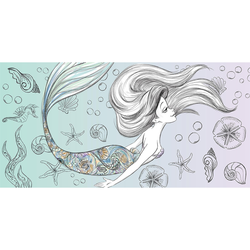 Παιδική Πετσέτα Θαλάσσης (70x140) Viopros Πριγκίπισσα 107 320gsm