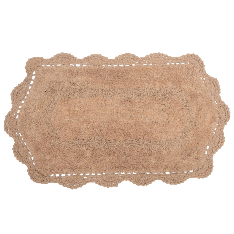 Πατάκι Μπάνιου (45x75) Viopros Τάνια Μπεζ