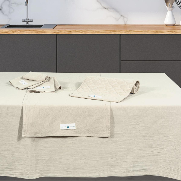 Τραπεζομάντηλο (140x240) Greenwich Polo Club Essential 2637 Ecru