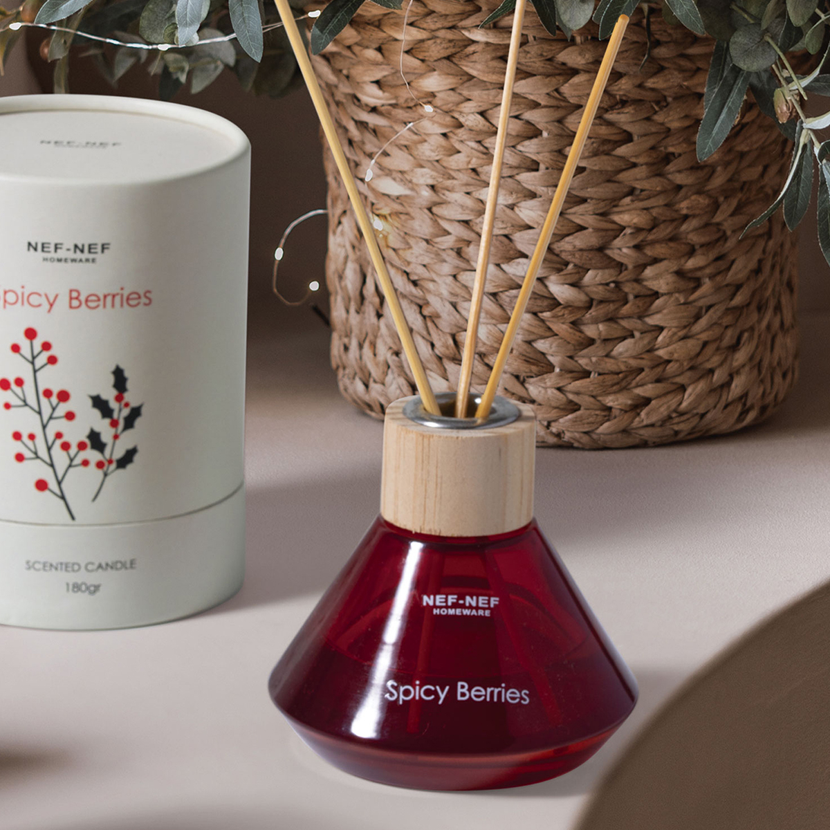 Αρωματικό Χώρου Με Στικς 120ml Nef-Nef Spicy Berries