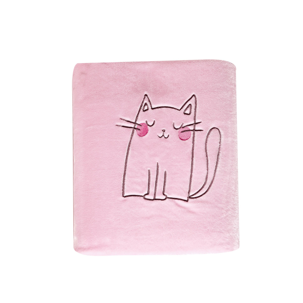 Κουβέρτα Βελουτέ Αγκαλιάς (80x100) Kentia Baby Kitty Cat