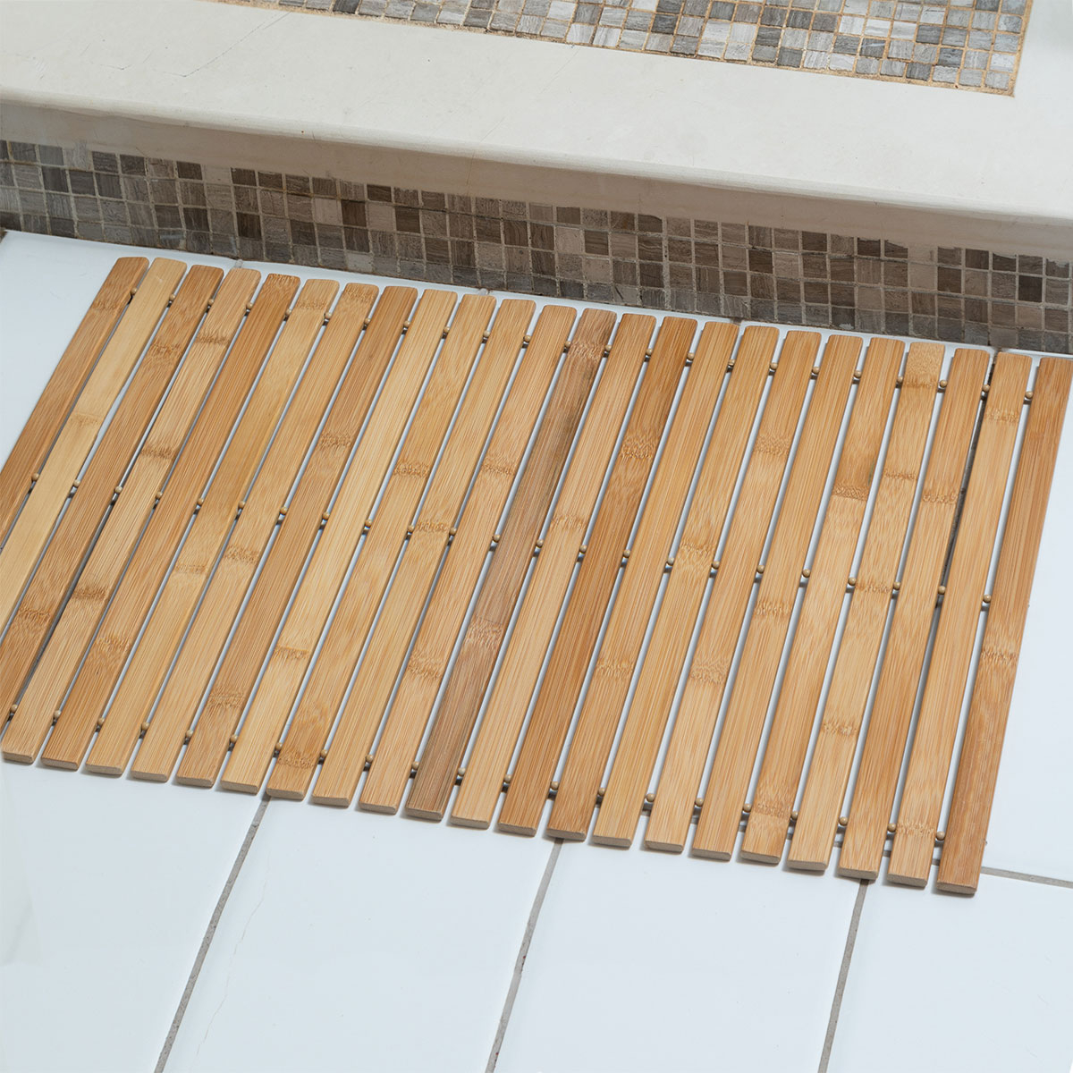 Ξύλινο Πατάκι Μπάνιου (40×60) Estia Bamboo Essentials 02-12830