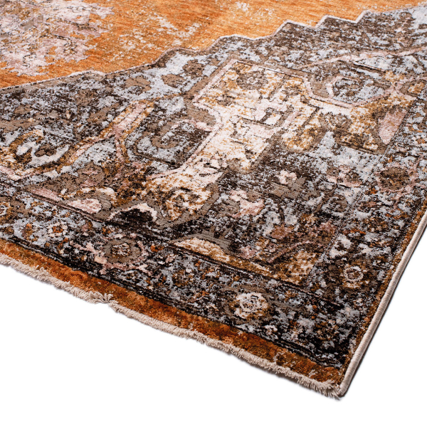 Χαλί (170x240) Βιοκαρπέτ Naf Naf Amaro S373B Brown/Multi Grey