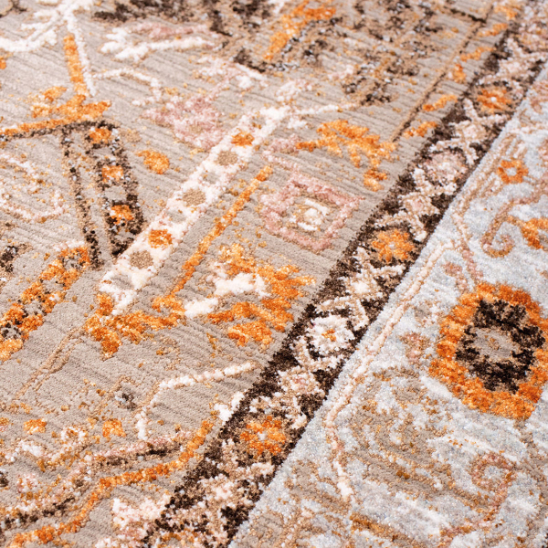 Χαλί (140x200) Βιοκαρπέτ Naf Naf Amaro S366B Brown/Multi Grey