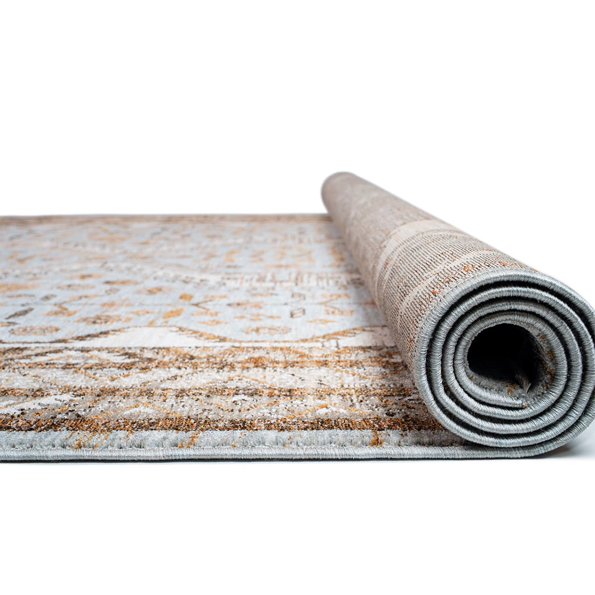Χαλί (120X180) Βιοκαρπέτ Naf Amaro 9381F Multi Grey Brown Home Χαλιά Σαλονιού Spitishop