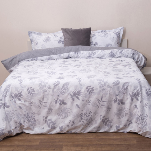 Παπλωματοθήκη Υπέρδιπλη (Σετ 220x240) 2 Όψεων Anna Riska Satin Collection 4003