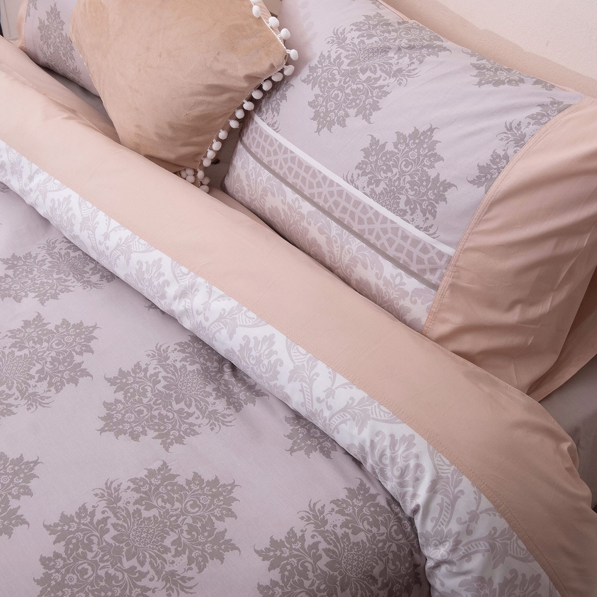 Κουβερλί Μονό (Σετ 155X240) 2 Όψεων Anna Riska Dream 7007 Home Λευκά Είδη Κρεβατοκάμαρας Μονά Spitishop