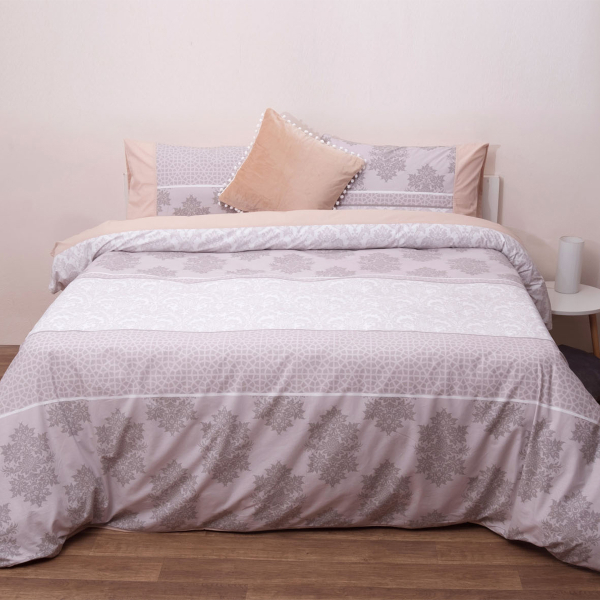 Παπλωματοθήκη Υπέρδιπλη (Σετ 220x240) 2 Όψεων Anna Riska Dream 7007