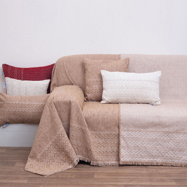 Ριχτάρι Πολυθρόνας 2 Όψεων (180x180) Anna Riska 1446 Beige