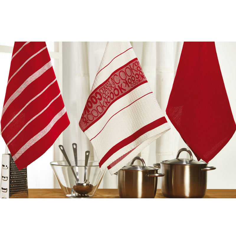 Ποτηρόπανα (Σετ 3τμχ) Whitegg ΠΟΤ11-1