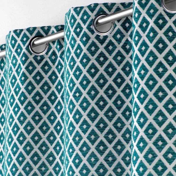 Κουρτίνα (140x260) Με Τρουκς L-C Mariella Petrol 1611395