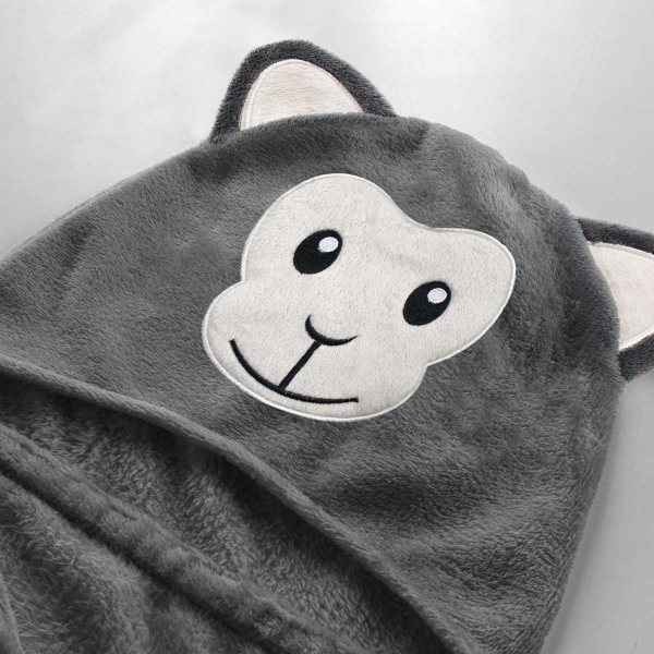 Κουβέρτα Fleece Με Κουκούλα (100x120) L-C Singe 1611106