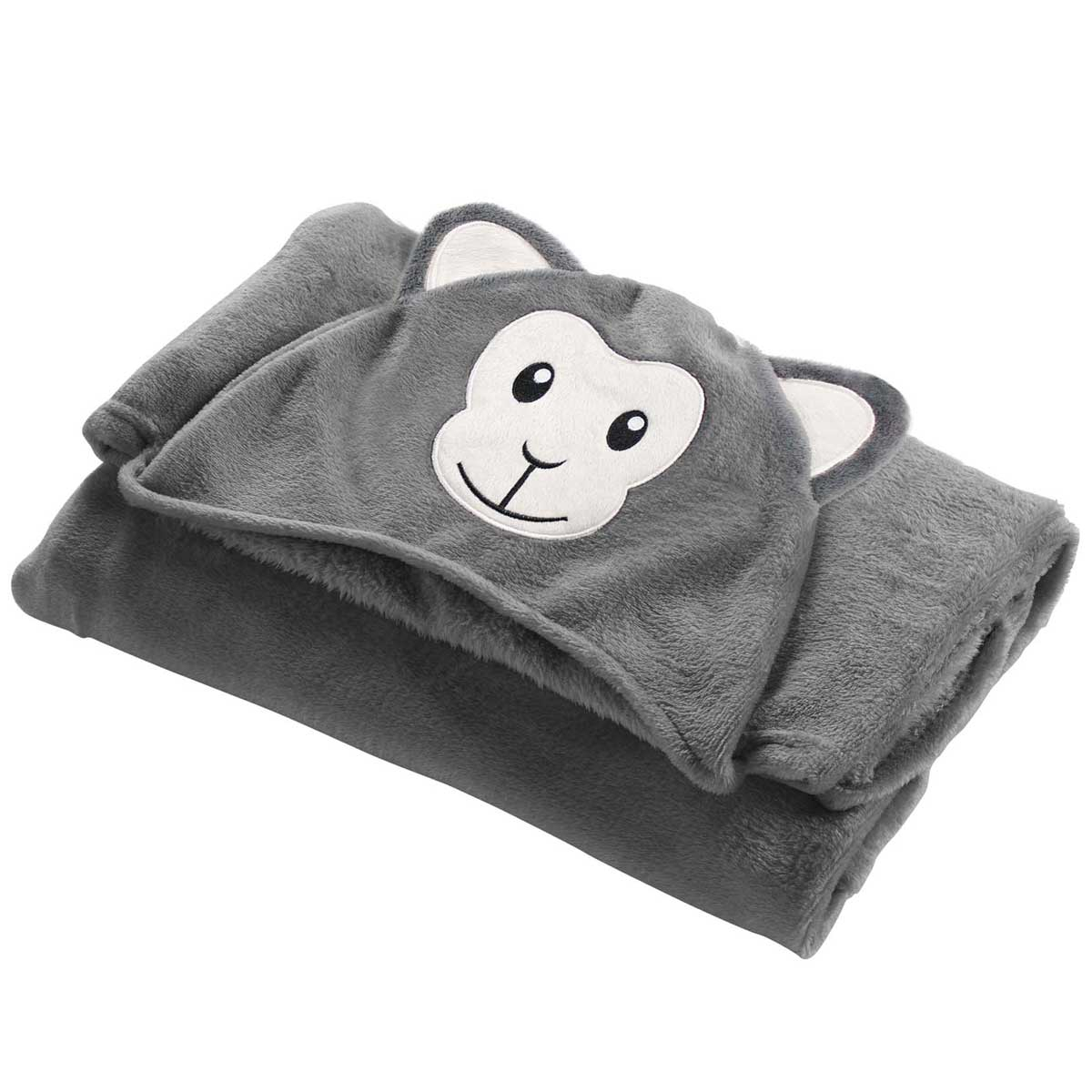Κουβέρτα Fleece με Κουκούλα (100X120) L-C Singe 1611106 Home Βρεφικά Προίκα Μωρού Κουβέρτες Βρεφικές Spitishop