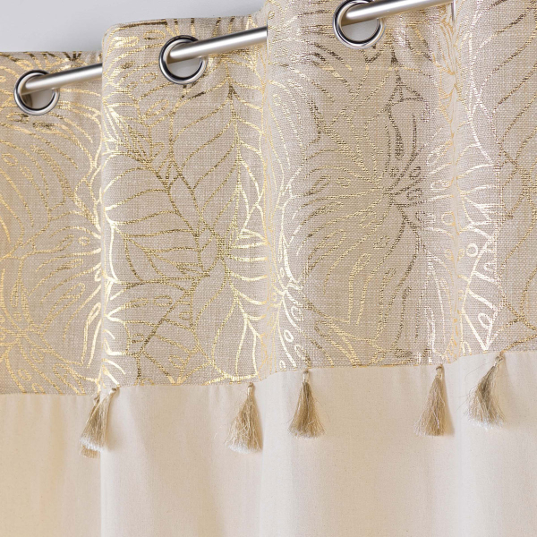 Κουρτίνα (140x240) Με Τρουκς L-C Solea Or 1611559