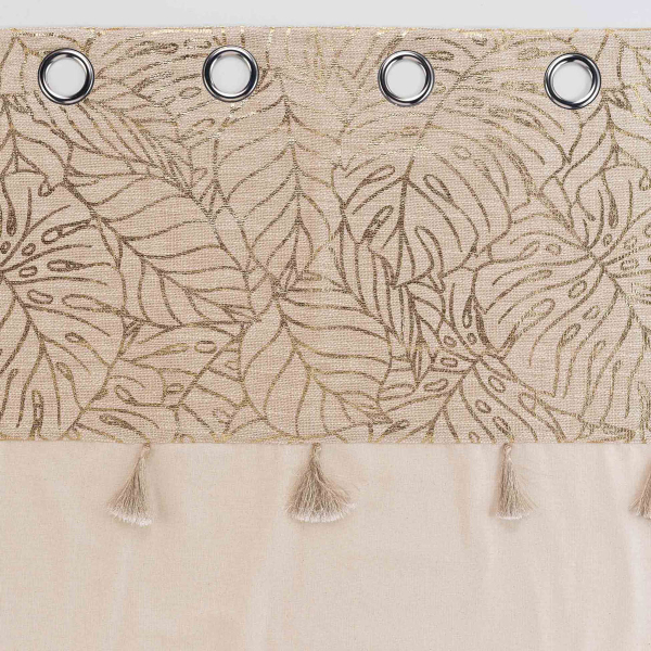 Κουρτίνα (140x240) Με Τρουκς L-C Solea Or 1611559