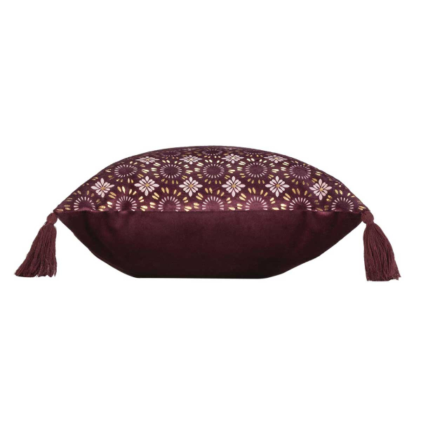 Διακοσμητικό Μαξιλάρι Βελουτέ (30x50) L-C Silene Bordeaux 1611810