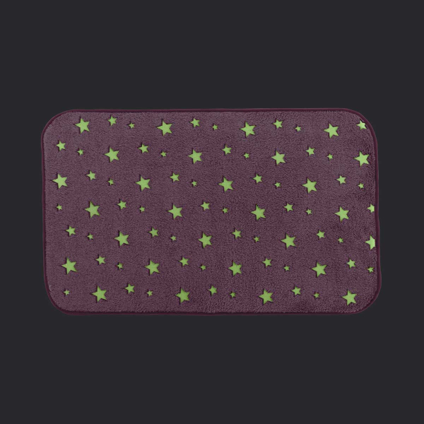 Φωσφοριζέ Πατάκι (50x80) L-C Fluo Night Fuchsia 1611416