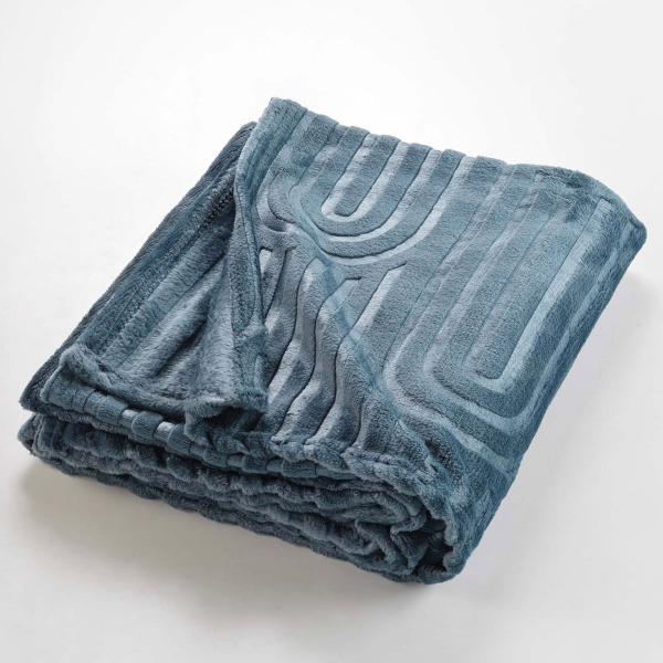 Κουβέρτα Καναπέ (125x150) L-C Esquisse Bleu 1611474