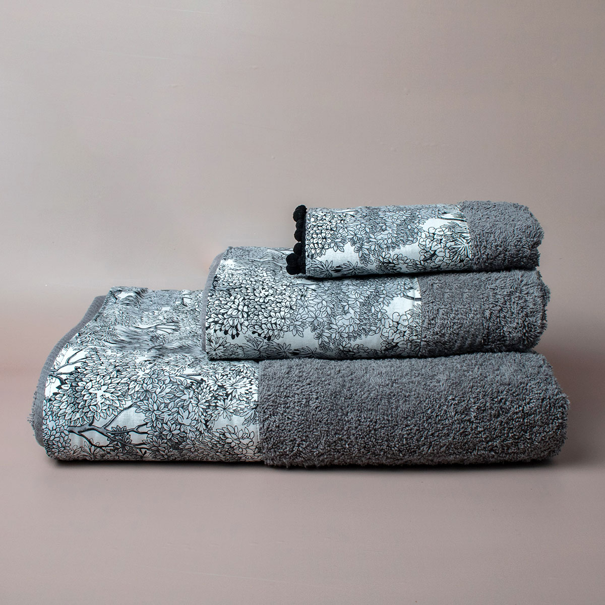Πετσέτες Μπάνιου (Σετ 3τμχ) White Fabric Cashel 600gsm
