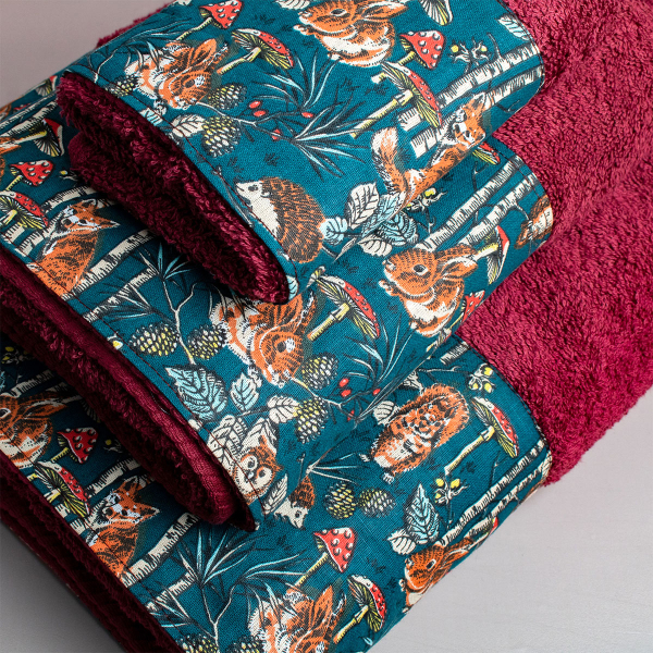 Πετσέτες Μπάνιου (Σετ 3τμχ) White Fabric Rifle 600gsm