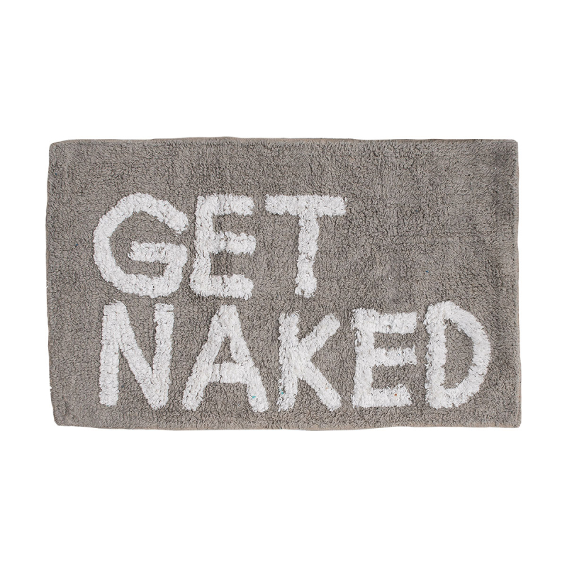 Πατάκι Μπάνιου (50x80) Estia Get Naked Grey 02-4309