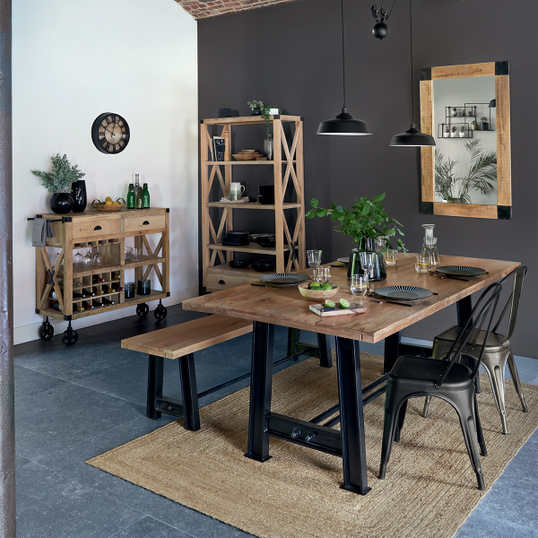 Διακοσμητικός Καθρέφτης Τοίχου (70x116) A-S Silas 182042