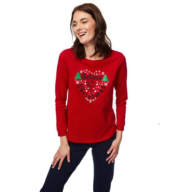 himemama　0828 Γυναικεία Χειμερινή Πυτζάμα TENCEL™ Modal Μινέρβα Με