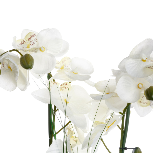 Τεχνητό Φυτό Σε Γλάστρα (Φ47x56) A-S White Orchid 136510B
