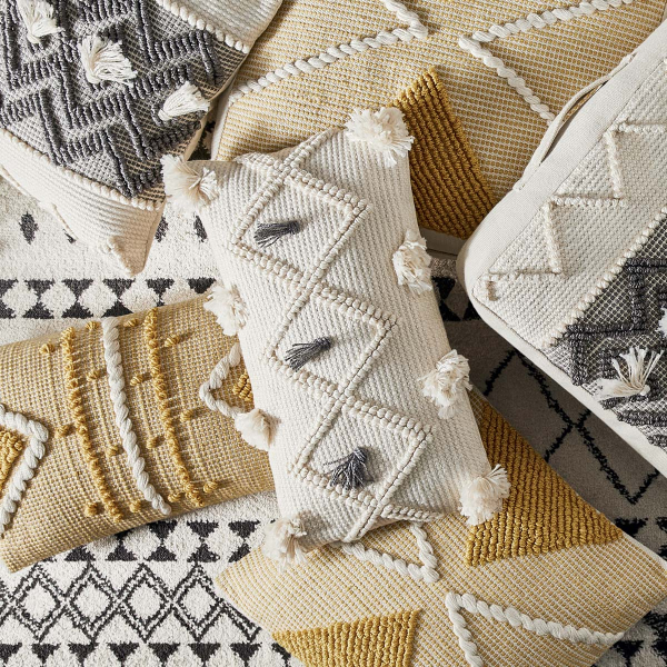 Διακοσμητικό Μαξιλάρι (30x50) A-S Row Grey 181025L