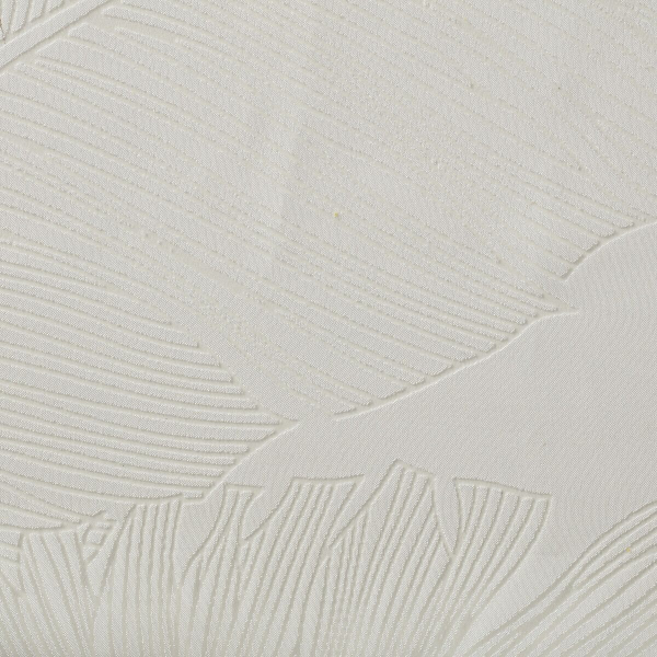 Σετ Κουρτίνες Παραθύρου (60x90) Με Τούνελ A-S Leaf White 185240A