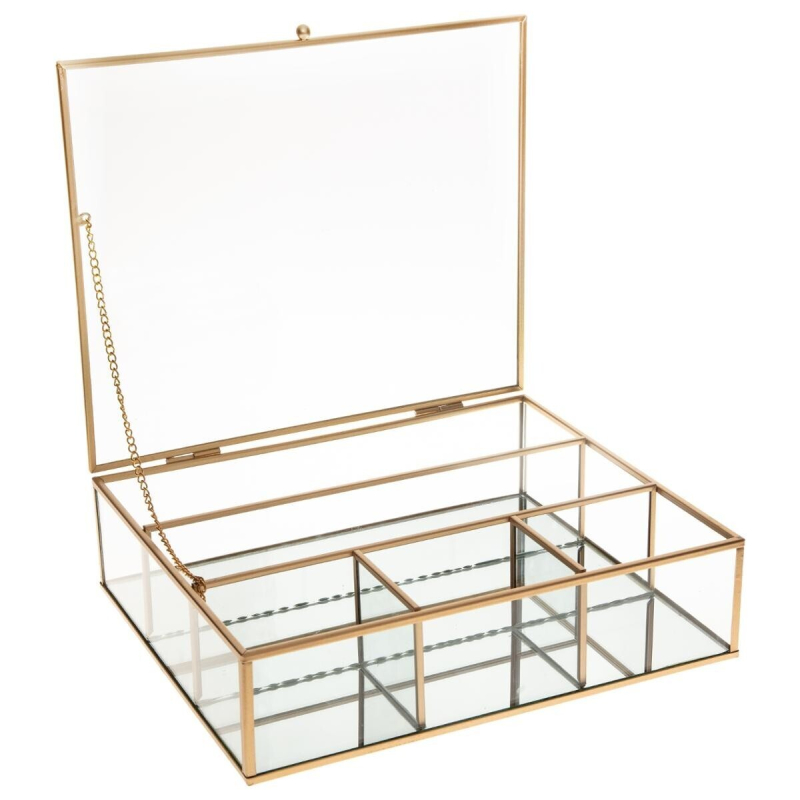 Μπιζουτιέρα 5 Θέσεων (27x22.5x7.5) A-S Gold Box 157216B