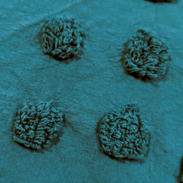 Παπλωματοθήκη King Size (260x240) A-S Wash Tuft Blue 172493Q