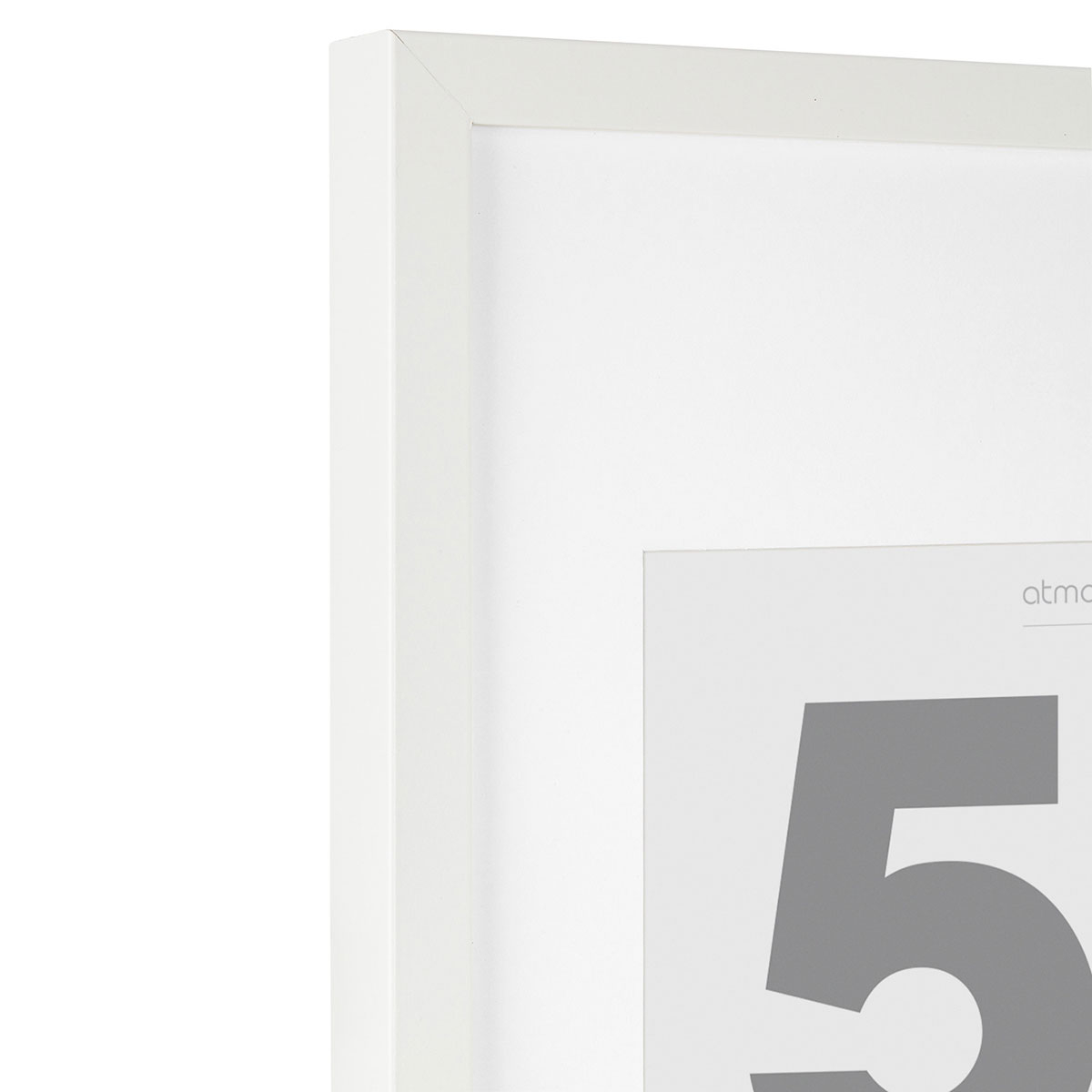 Κορνίζα (50X70) A-S White Frame 121161B Home Διακόσμηση Κορνίζες Spitishop