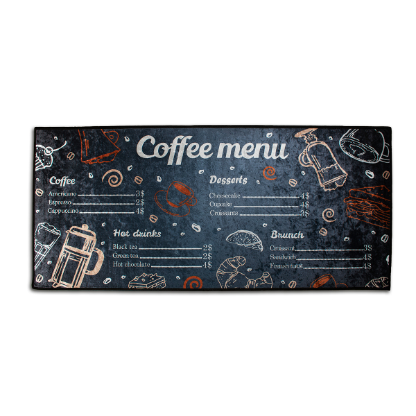 Χαλί Διαδρόμου (67x150) Dimcol Coffee Menu 263