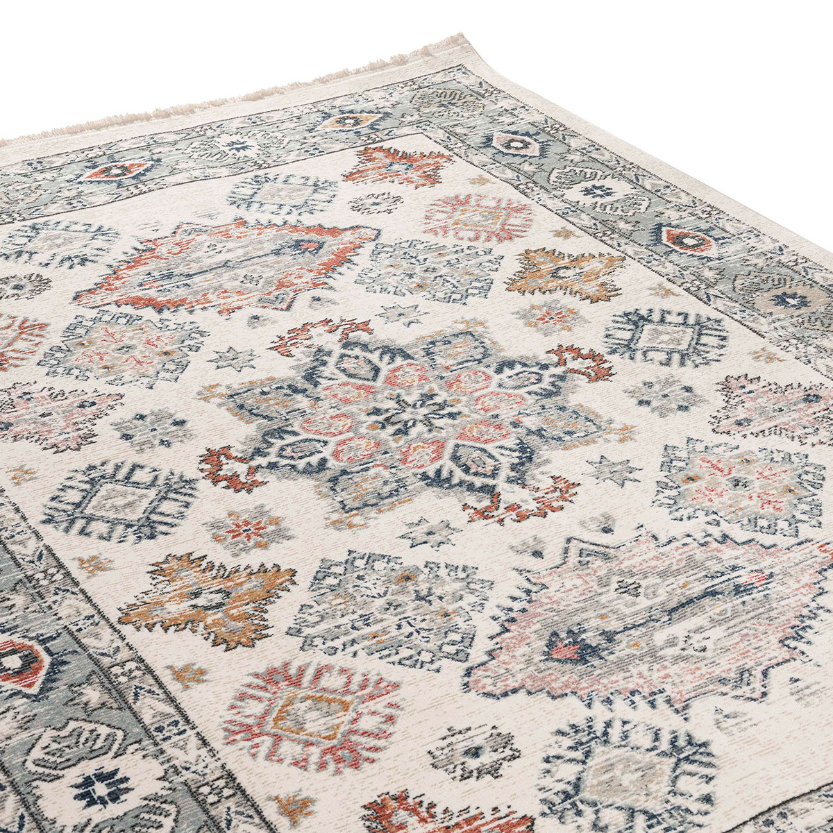 Χαλί (165X230) Polcarpet Bohemian 38462 Cream Aqua Home Χαλιά Σαλονιού Spitishop