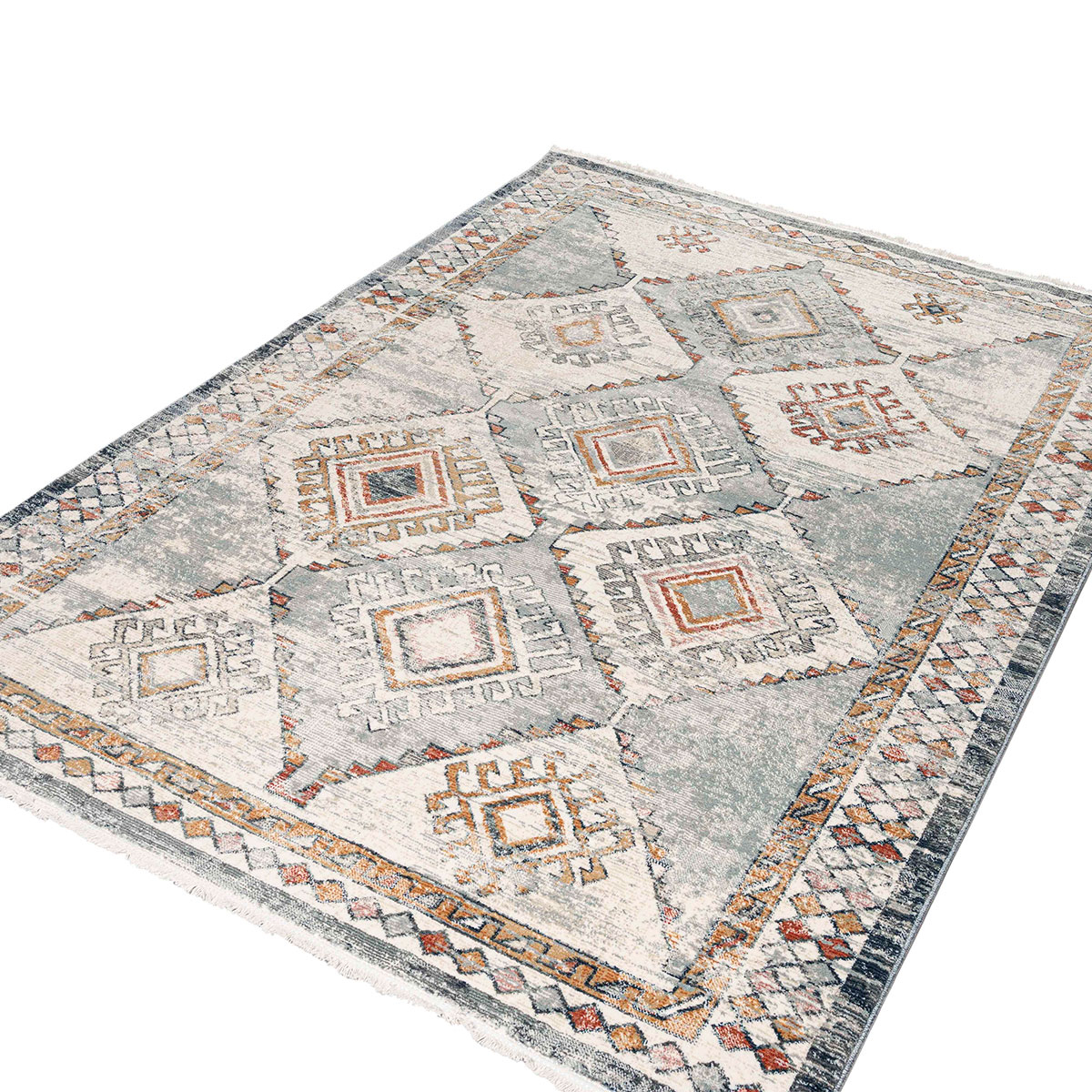 Χαλί (200X290) Polcarpet Bohemian 38468 Green Grey Home Χαλιά Σαλονιού Spitishop