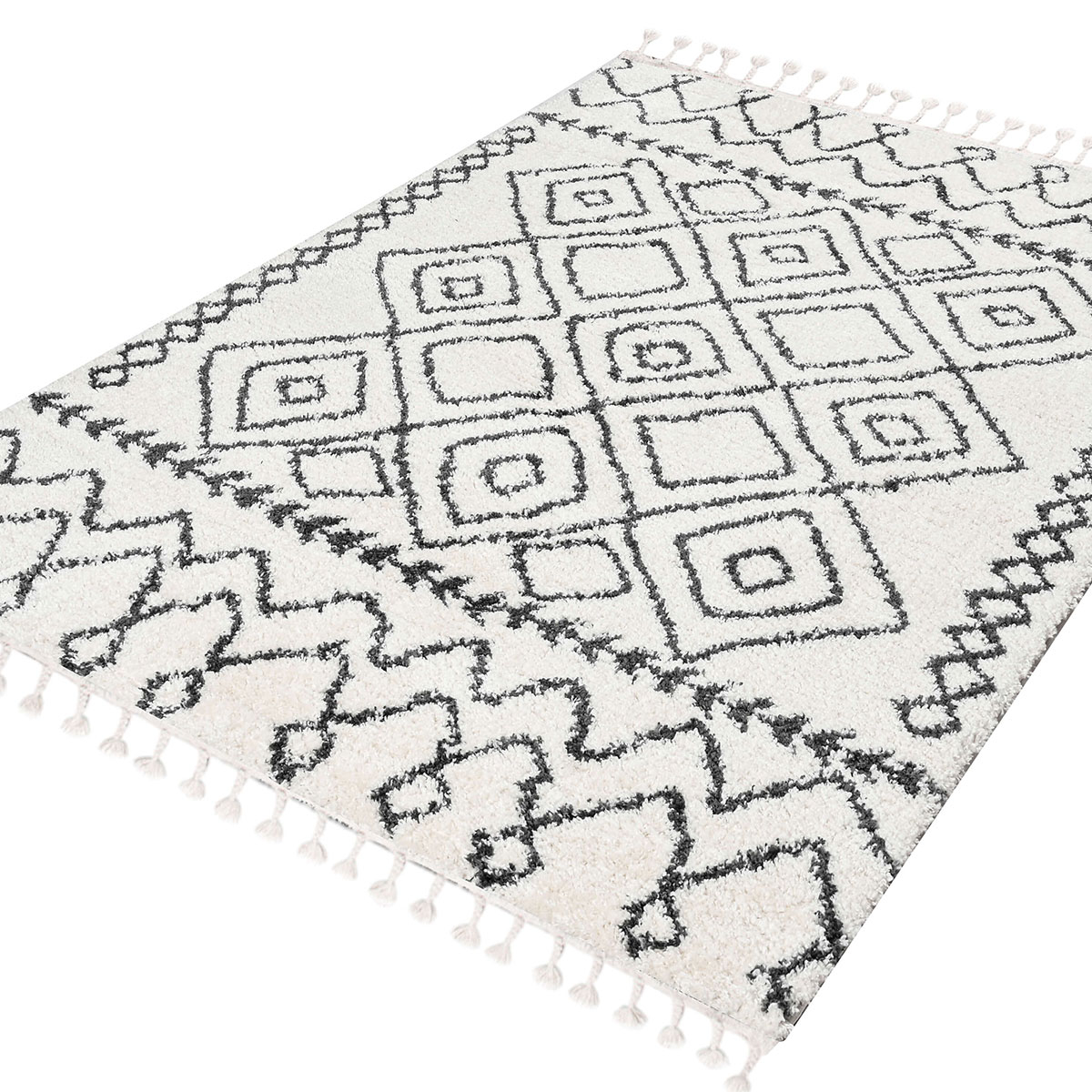 Χαλί (165X230) Polcarpet Soft Shaggy 590 Cream Home Χαλιά Σαλονιού Spitishop