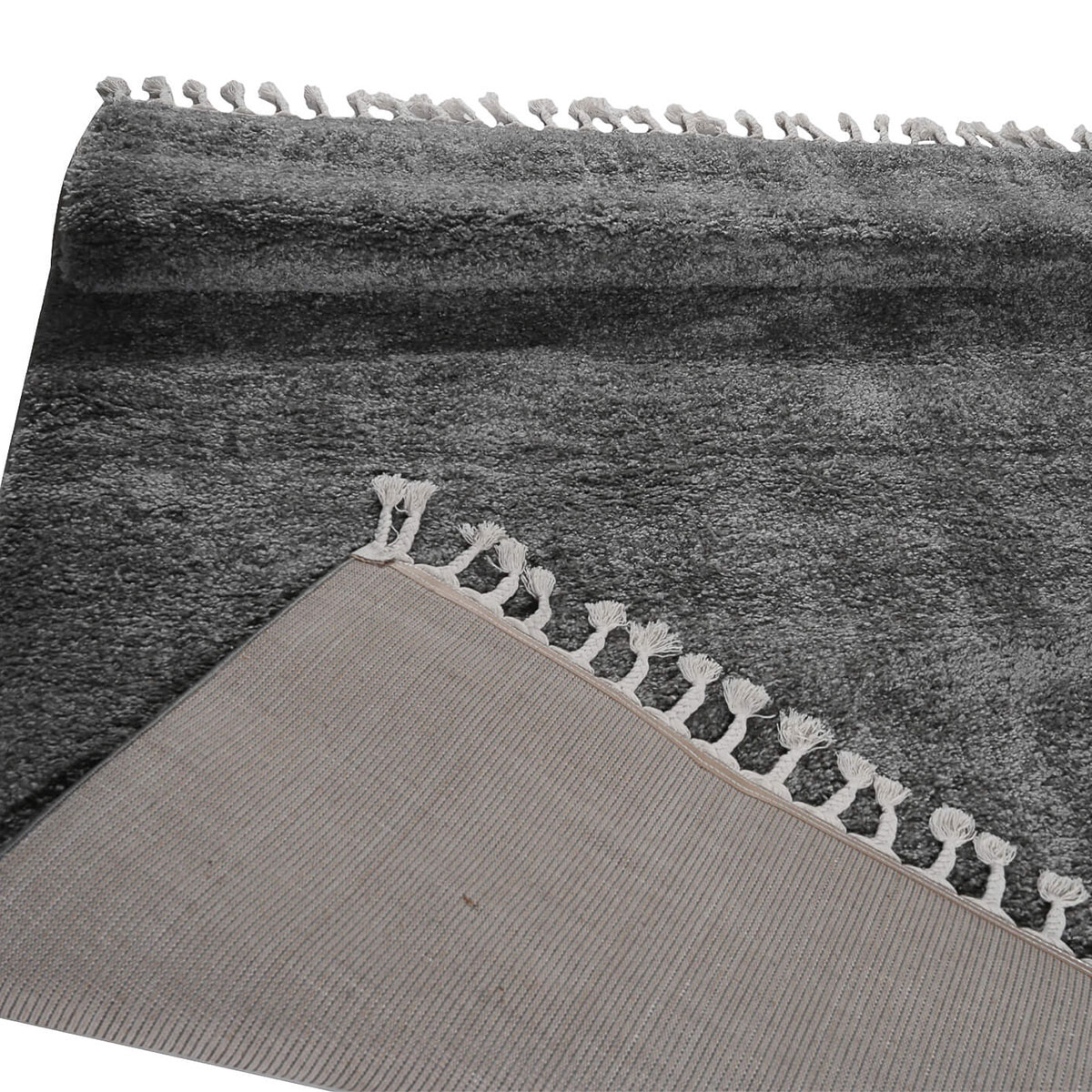 Χαλί (200X280) Polcarpet Soft Shaggy D Grey Home Χαλιά Σαλονιού Spitishop