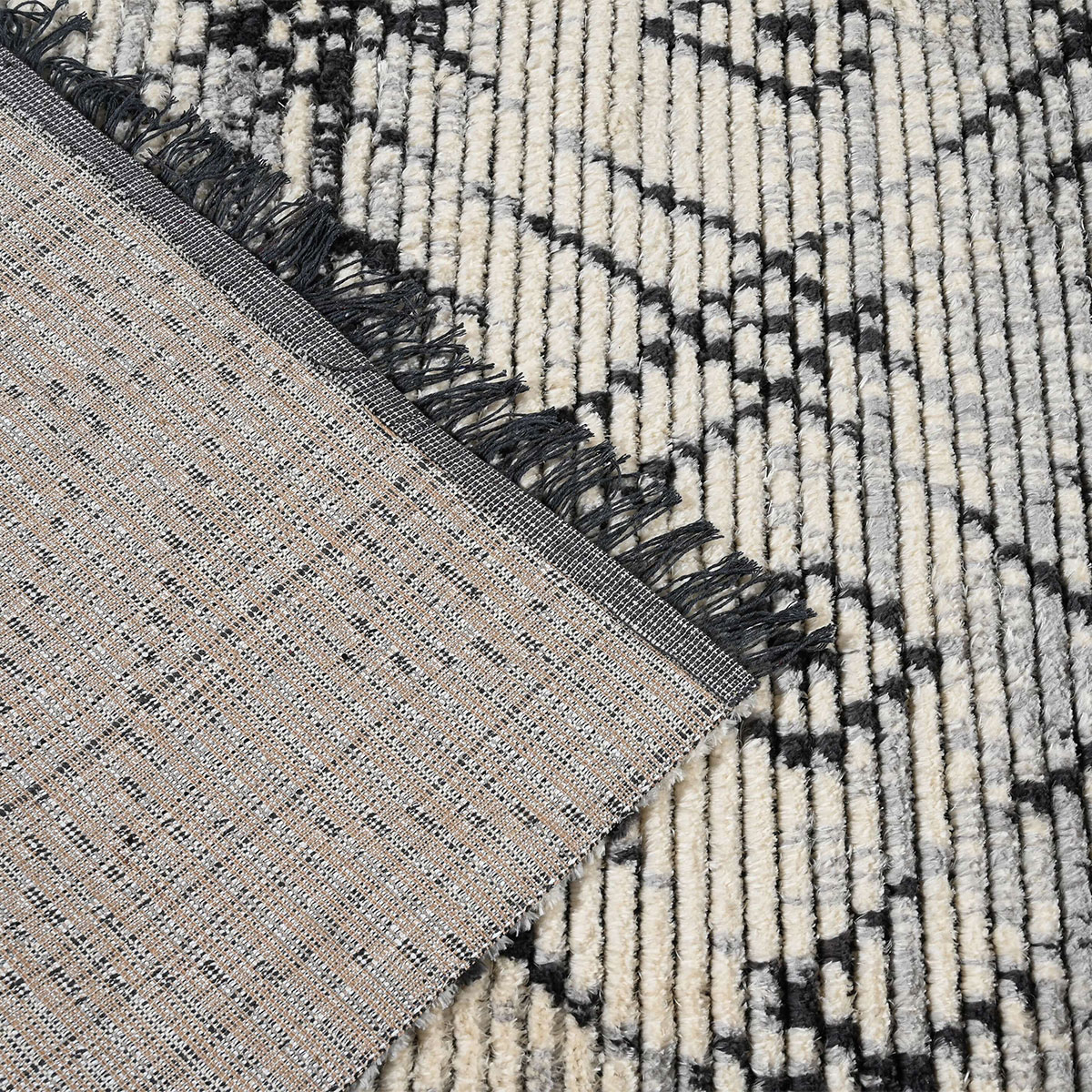 Χαλί (200X280) Polcarpet Soho 395 Beige D Grey Home Χαλιά Σαλονιού Spitishop